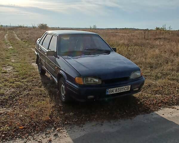 Синий ВАЗ 2115 Самара, объемом двигателя 1.6 л и пробегом 126 тыс. км за 1900 $, фото 1 на Automoto.ua