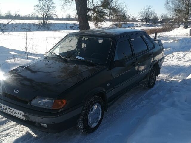 Зеленый ВАЗ 2115 Самара, объемом двигателя 1.5 л и пробегом 230 тыс. км за 1950 $, фото 1 на Automoto.ua