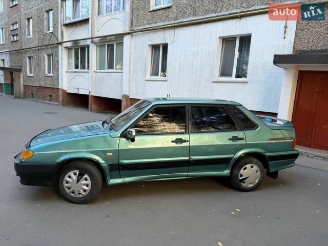 Зелений ВАЗ 2115 Самара, об'ємом двигуна 1.5 л та пробігом 211 тис. км за 1150 $, фото 1 на Automoto.ua