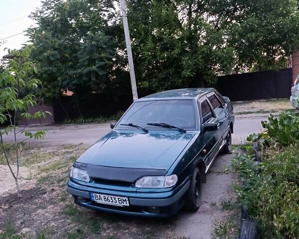 Зеленый ВАЗ 2115 Самара, объемом двигателя 1.5 л и пробегом 220 тыс. км за 2400 $, фото 1 на Automoto.ua