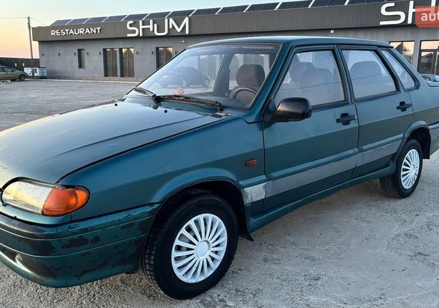 Зеленый ВАЗ 2115 Самара, объемом двигателя 1.5 л и пробегом 172 тыс. км за 900 $, фото 1 на Automoto.ua