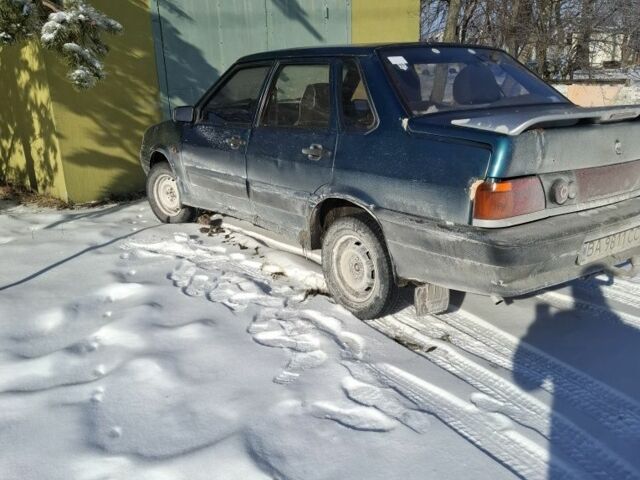 Зеленый ВАЗ 2115 Самара, объемом двигателя 1.5 л и пробегом 250 тыс. км за 696 $, фото 1 на Automoto.ua