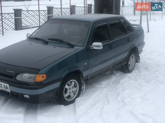 Зеленый ВАЗ 2115 Самара, объемом двигателя 1.5 л и пробегом 432 тыс. км за 1350 $, фото 1 на Automoto.ua