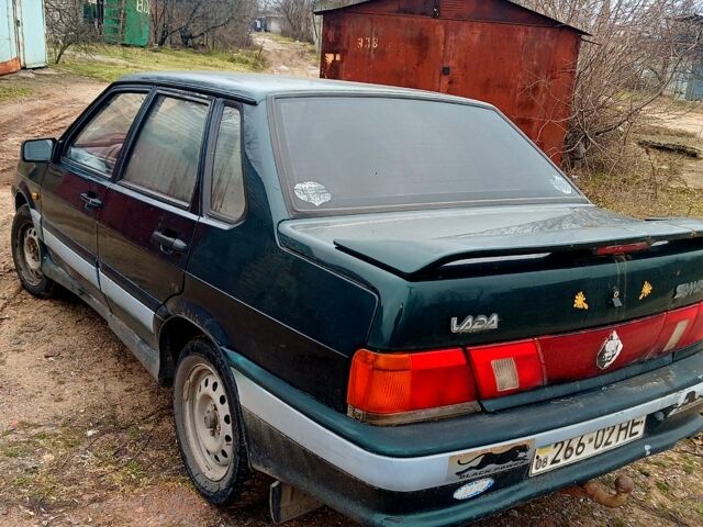 Зеленый ВАЗ 2115 Самара, объемом двигателя 1.5 л и пробегом 0 тыс. км за 700 $, фото 1 на Automoto.ua