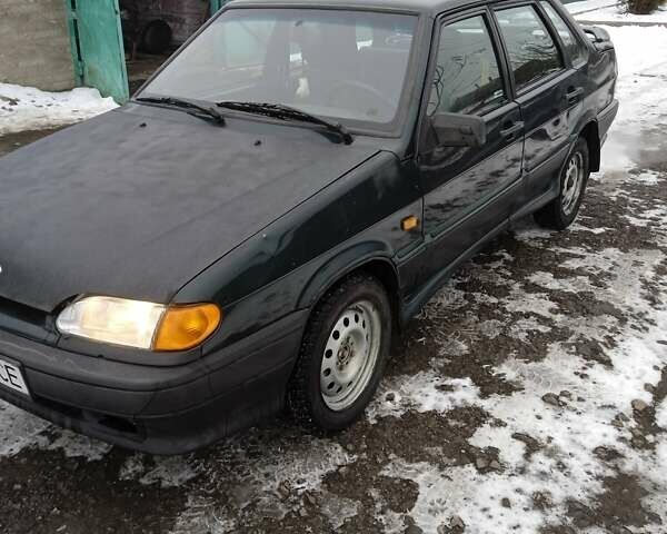 Зеленый ВАЗ 2115 Самара, объемом двигателя 1.5 л и пробегом 250 тыс. км за 1850 $, фото 1 на Automoto.ua