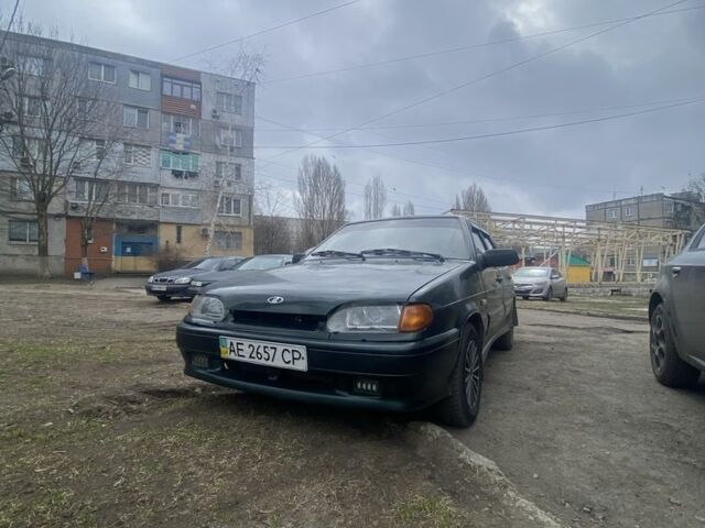 Зеленый ВАЗ 2115 Самара, объемом двигателя 1.5 л и пробегом 150 тыс. км за 1300 $, фото 1 на Automoto.ua