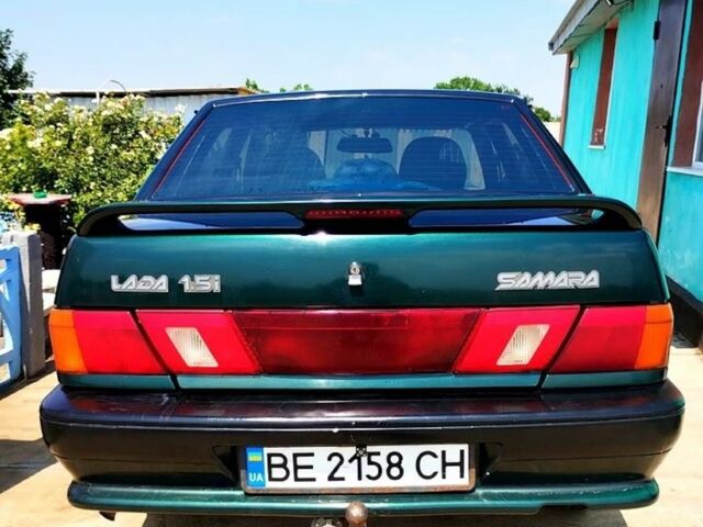 Зелений ВАЗ 2115 Самара, об'ємом двигуна 1.5 л та пробігом 126 тис. км за 2200 $, фото 1 на Automoto.ua