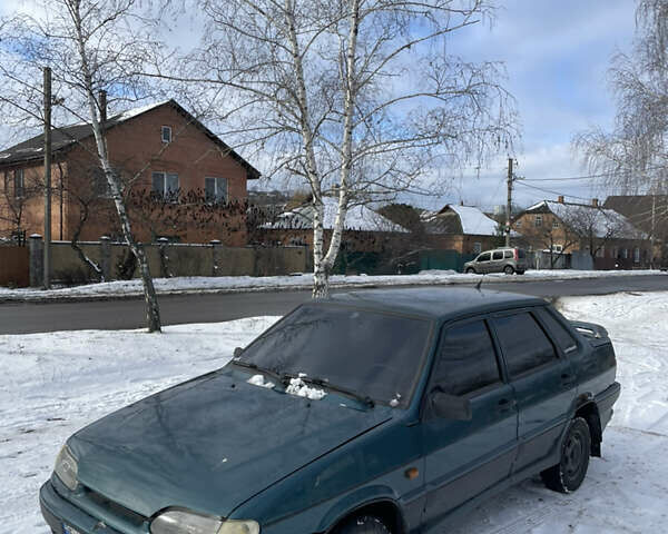 Зелений ВАЗ 2115 Самара, об'ємом двигуна 1.5 л та пробігом 180 тис. км за 1400 $, фото 1 на Automoto.ua