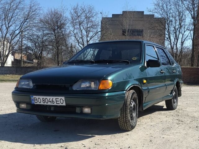 Зеленый ВАЗ 2115 Самара, объемом двигателя 1.5 л и пробегом 340 тыс. км за 1300 $, фото 1 на Automoto.ua