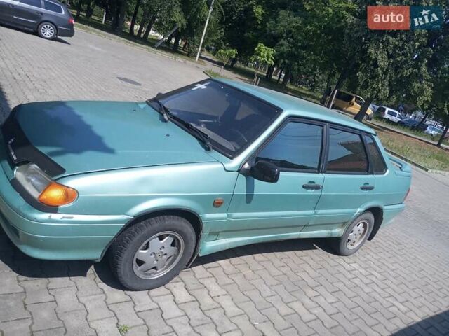 Зелений ВАЗ 2115 Самара, об'ємом двигуна 1.5 л та пробігом 134 тис. км за 1550 $, фото 1 на Automoto.ua