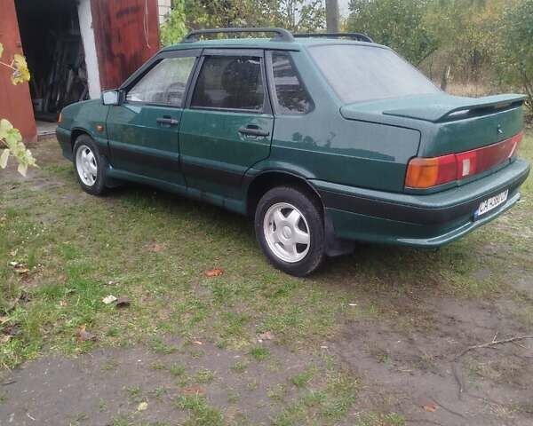Зеленый ВАЗ 2115 Самара, объемом двигателя 1.5 л и пробегом 143 тыс. км за 2822 $, фото 1 на Automoto.ua