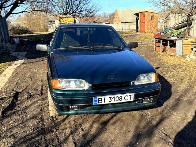 Зеленый ВАЗ 2115 Самара, объемом двигателя 1.5 л и пробегом 233 тыс. км за 2400 $, фото 1 на Automoto.ua