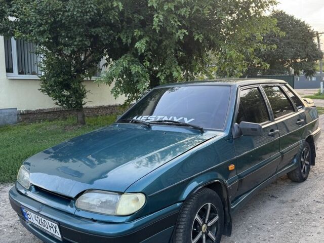 Зелений ВАЗ 2115 Самара, об'ємом двигуна 1.5 л та пробігом 250 тис. км за 1051 $, фото 1 на Automoto.ua