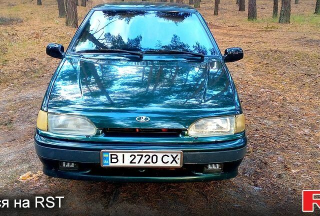Зеленый ВАЗ 2115 Самара, объемом двигателя 1.5 л и пробегом 294 тыс. км за 1500 $, фото 1 на Automoto.ua