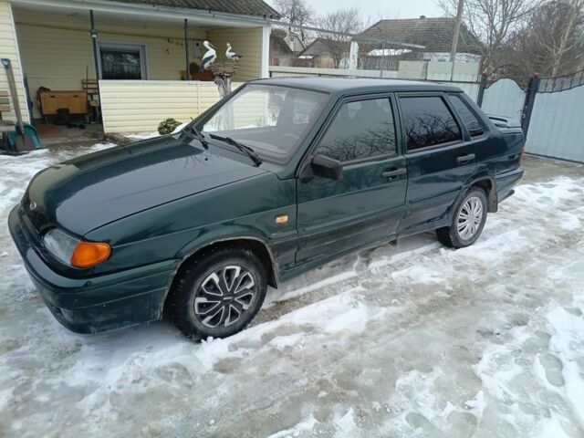 Зеленый ВАЗ 2115 Самара, объемом двигателя 1.5 л и пробегом 250 тыс. км за 990 $, фото 1 на Automoto.ua