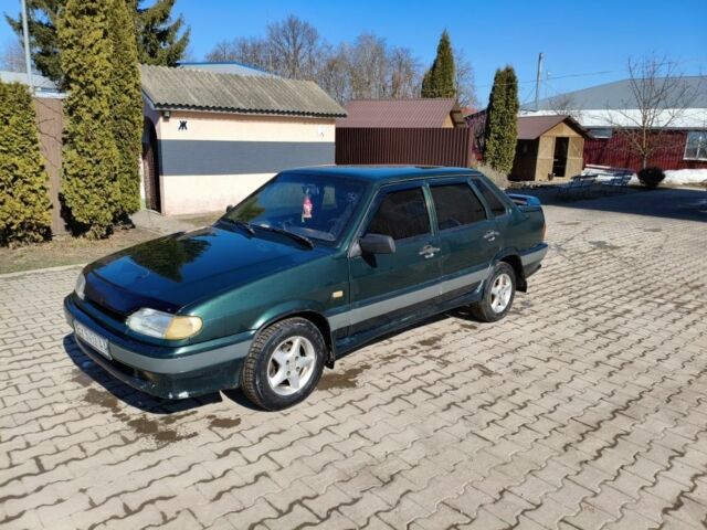 Зелений ВАЗ 2115 Самара, об'ємом двигуна 1.5 л та пробігом 310 тис. км за 1700 $, фото 1 на Automoto.ua