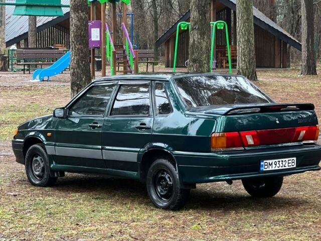 Зеленый ВАЗ 2115 Самара, объемом двигателя 1.5 л и пробегом 203 тыс. км за 1800 $, фото 1 на Automoto.ua