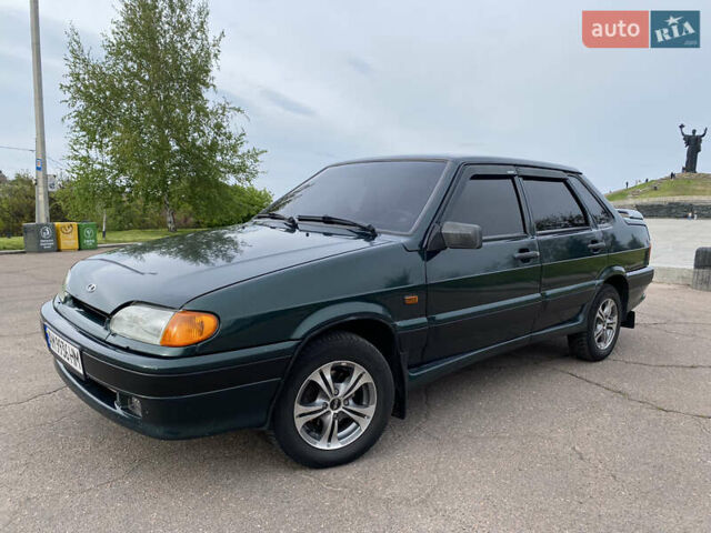Зеленый ВАЗ 2115 Самара, объемом двигателя 1.5 л и пробегом 120 тыс. км за 2500 $, фото 1 на Automoto.ua