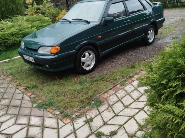 Зеленый ВАЗ 2115 Самара, объемом двигателя 1.5 л и пробегом 143 тыс. км за 2822 $, фото 1 на Automoto.ua