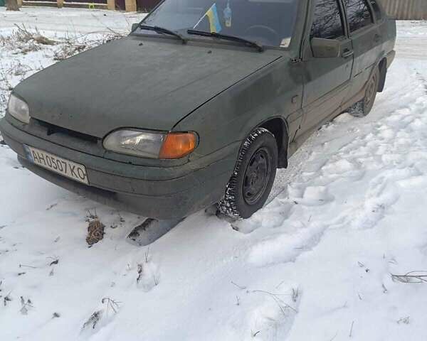 Зелений ВАЗ 2115 Самара, об'ємом двигуна 1.5 л та пробігом 150 тис. км за 1300 $, фото 1 на Automoto.ua