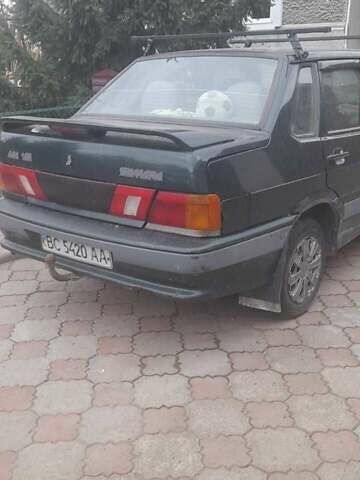 Зеленый ВАЗ 2115 Самара, объемом двигателя 1.5 л и пробегом 190 тыс. км за 1016 $, фото 1 на Automoto.ua