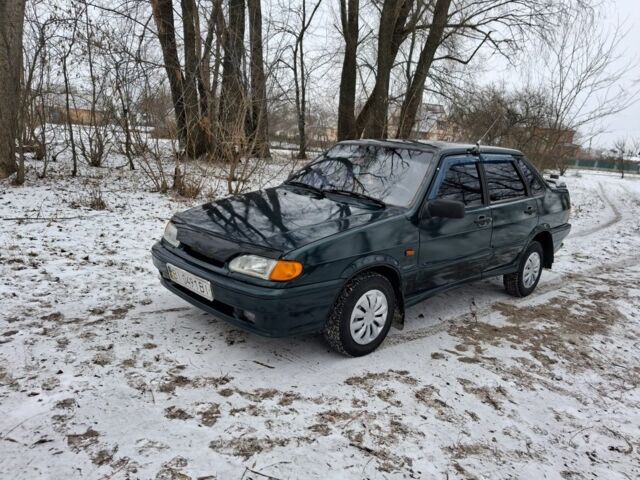 Зелений ВАЗ 2115 Самара, об'ємом двигуна 1.5 л та пробігом 262 тис. км за 2000 $, фото 1 на Automoto.ua