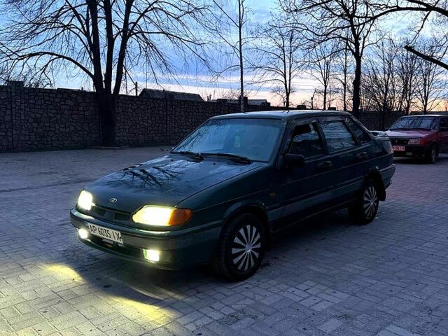 Зеленый ВАЗ 2115 Самара, объемом двигателя 1.5 л и пробегом 410 тыс. км за 1350 $, фото 1 на Automoto.ua