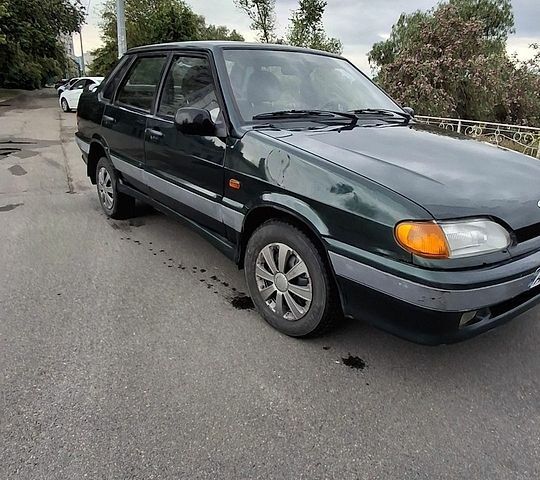 Зеленый ВАЗ 2115 Самара, объемом двигателя 1.5 л и пробегом 169 тыс. км за 1500 $, фото 1 на Automoto.ua