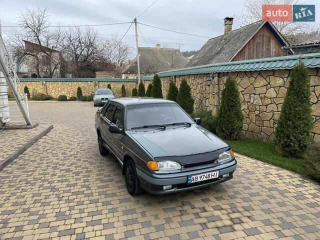 Зеленый ВАЗ 2115 Самара, объемом двигателя 1.5 л и пробегом 214 тыс. км за 1599 $, фото 1 на Automoto.ua
