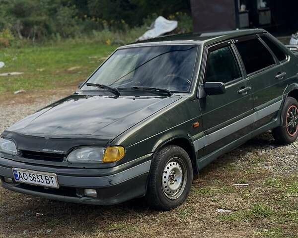 Зеленый ВАЗ 2115 Самара, объемом двигателя 1.5 л и пробегом 230 тыс. км за 1650 $, фото 1 на Automoto.ua