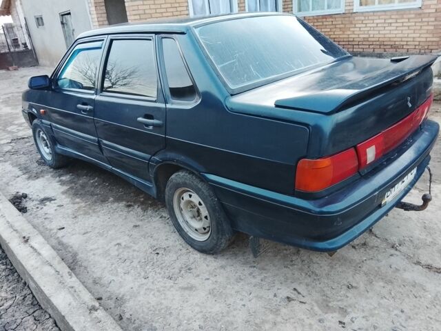 Зеленый ВАЗ 2115 Самара, объемом двигателя 1.5 л и пробегом 2 тыс. км за 1500 $, фото 1 на Automoto.ua