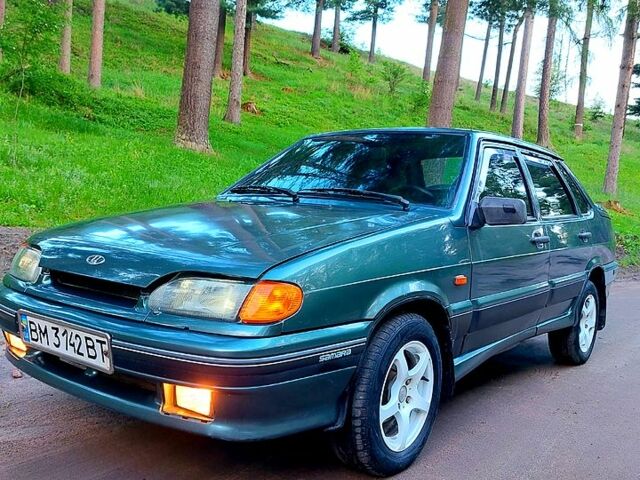 Зеленый ВАЗ 2115 Самара, объемом двигателя 1.5 л и пробегом 250 тыс. км за 2300 $, фото 1 на Automoto.ua