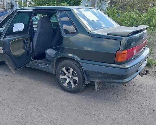 Зелений ВАЗ 2115 Самара, об'ємом двигуна 1.5 л та пробігом 150 тис. км за 2700 $, фото 1 на Automoto.ua
