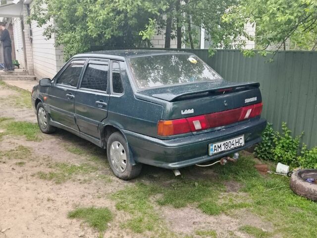 Зелений ВАЗ 2115 Самара, об'ємом двигуна 1.5 л та пробігом 135 тис. км за 803 $, фото 1 на Automoto.ua