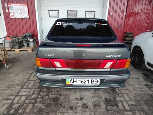 Зелений ВАЗ 2115 Самара, об'ємом двигуна 1.5 л та пробігом 1 тис. км за 3200 $, фото 1 на Automoto.ua