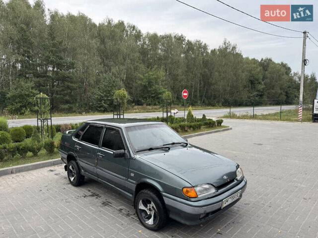 Зеленый ВАЗ 2115 Самара, объемом двигателя 1.5 л и пробегом 77 тыс. км за 850 $, фото 1 на Automoto.ua