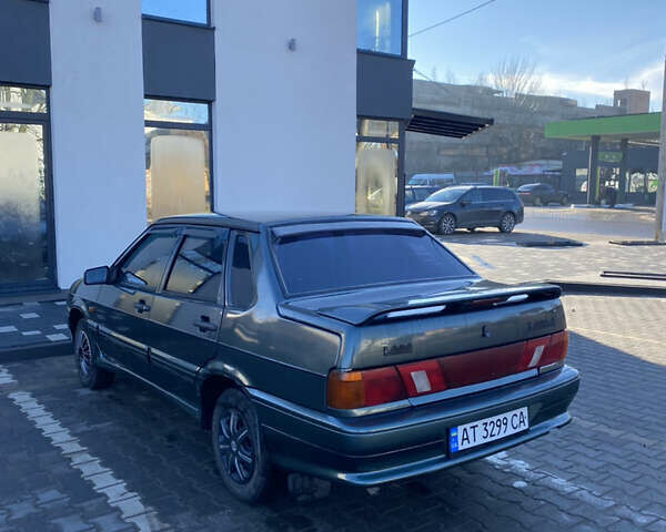 Зеленый ВАЗ 2115 Самара, объемом двигателя 1.6 л и пробегом 277 тыс. км за 1850 $, фото 1 на Automoto.ua