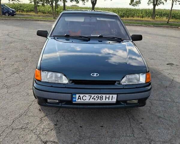 Зеленый ВАЗ 2115 Самара, объемом двигателя 1.6 л и пробегом 205 тыс. км за 2000 $, фото 1 на Automoto.ua