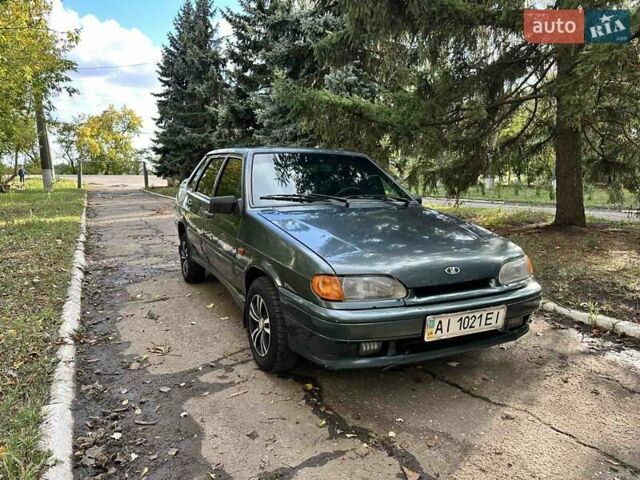 Зелений ВАЗ 2115 Самара, об'ємом двигуна 1.6 л та пробігом 249 тис. км за 1650 $, фото 1 на Automoto.ua