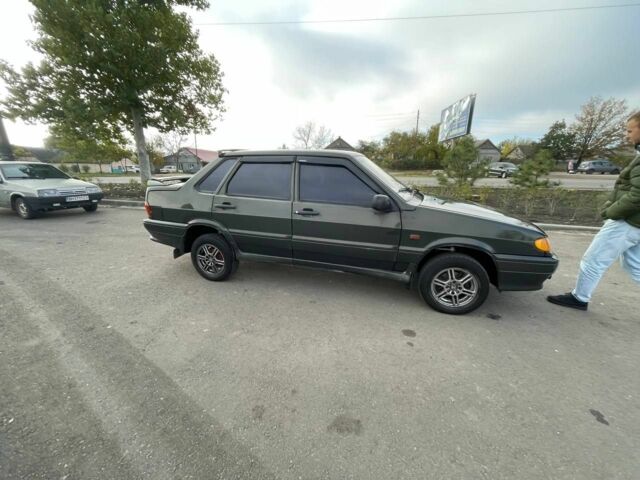 Зеленый ВАЗ 2115 Самара, объемом двигателя 1.6 л и пробегом 230 тыс. км за 2000 $, фото 1 на Automoto.ua