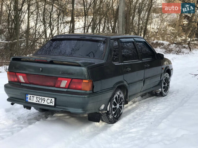 Зеленый ВАЗ 2115 Самара, объемом двигателя 1.6 л и пробегом 101 тыс. км за 1550 $, фото 1 на Automoto.ua