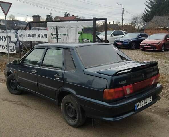 Зелений ВАЗ 2115 Самара, об'ємом двигуна 1.6 л та пробігом 230 тис. км за 1400 $, фото 1 на Automoto.ua