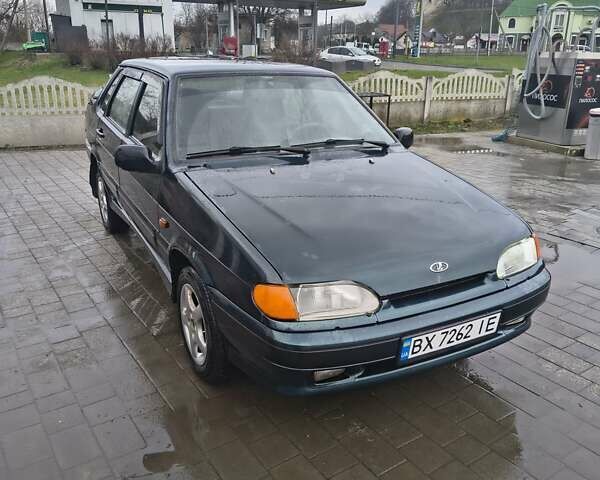 Зеленый ВАЗ 2115 Самара, объемом двигателя 1.6 л и пробегом 185 тыс. км за 2350 $, фото 1 на Automoto.ua