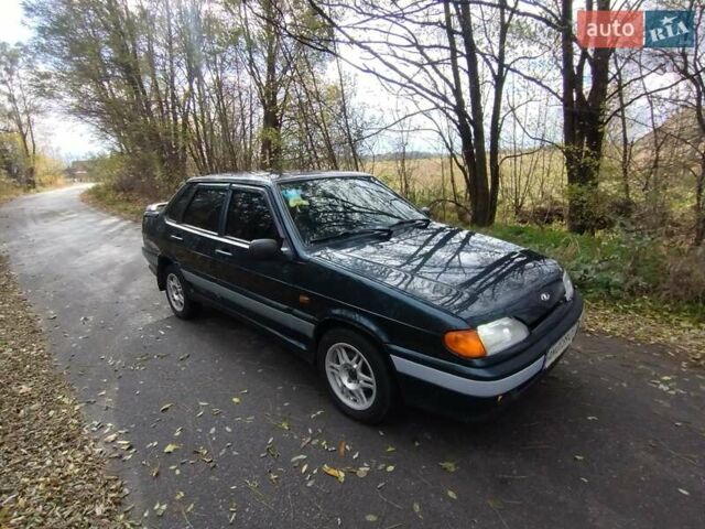 Зеленый ВАЗ 2115 Самара, объемом двигателя 1.6 л и пробегом 225 тыс. км за 1650 $, фото 1 на Automoto.ua