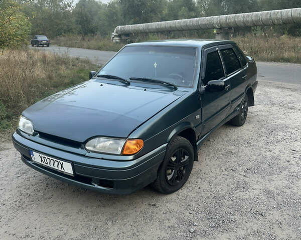 Зелений ВАЗ 2115 Самара, об'ємом двигуна 1.6 л та пробігом 196 тис. км за 1600 $, фото 1 на Automoto.ua