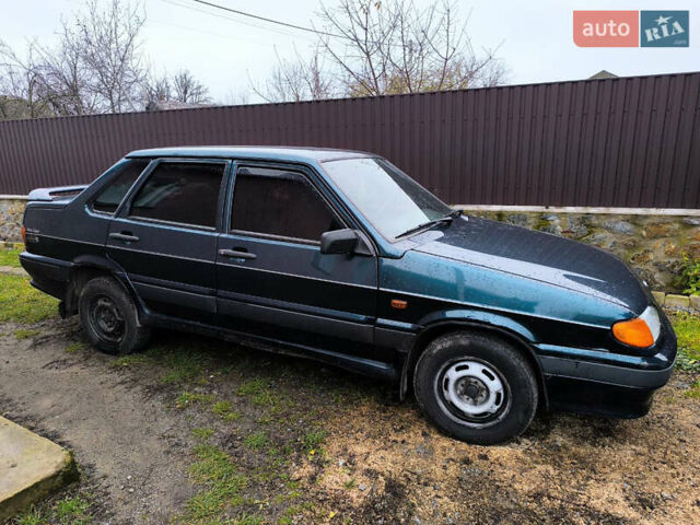 Зеленый ВАЗ 2115 Самара, объемом двигателя 1.6 л и пробегом 168 тыс. км за 1350 $, фото 1 на Automoto.ua