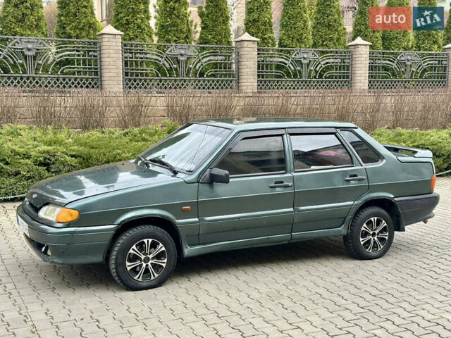 Зеленый ВАЗ 2115 Самара, объемом двигателя 1.6 л и пробегом 205 тыс. км за 1250 $, фото 1 на Automoto.ua