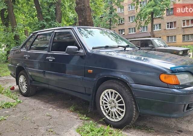 Зелений ВАЗ 2115 Самара, об'ємом двигуна 1.6 л та пробігом 293 тис. км за 2100 $, фото 1 на Automoto.ua