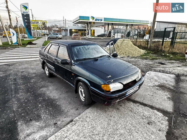 Зеленый ВАЗ 2115 Самара, объемом двигателя 1.6 л и пробегом 1 тыс. км за 711 $, фото 1 на Automoto.ua