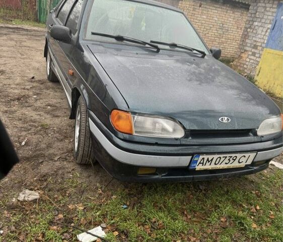 Зеленый ВАЗ 2115 Самара, объемом двигателя 1.6 л и пробегом 181 тыс. км за 1800 $, фото 1 на Automoto.ua